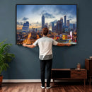 Atlanta Skyline Wall Art Canvas Print, Atlanta Downtown by MyGreatCanvas | Canvas Wall Art Prints | Photo Prints & Wall Decor