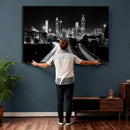 Atlanta Skyline Wall Art Canvas Print, Atlanta Downtown by MyGreatCanvas | Canvas Wall Art Prints | Photo Prints & Wall Decor