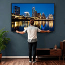 Austin Skyline Wall Art Canvas Print, Austin Downtown Night by MyGreatCanvas | Canvas Wall Art Prints | Photo Prints & Wall Decor