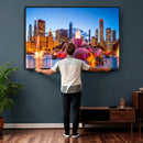 Chicago Wall Art Canvas Print, Chicago City Downtown Night by MyGreatCanvas | Canvas Wall Art Prints | Photo Prints & Wall Decor