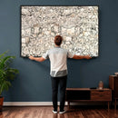 Abstract Bison Wall Art Canvas Print - Abstract Longhorn by MyGreatCanvas | Canvas Wall Art Prints | Photo Prints & Wall Decor