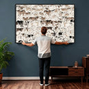 Abstract Texas Cow Canvas Print for Cabin and Western Home by MyGreatCanvas | Canvas Wall Art Prints | Photo Prints & Wall Decor