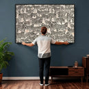Abstract Zebra Wall Art Canvas Print for Farmhouse Decor by MyGreatCanvas | Canvas Wall Art Prints | Photo Prints & Wall Decor