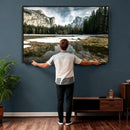 Yosemite Valley Mountain Wall Art Canvas Print, Granite by MyGreatCanvas | Canvas Wall Art Prints | Photo Prints & Wall Decor