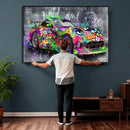 Graffiti Sports Car Street Art Wall Art Canvas Print, by MyGreatCanvas | Canvas Wall Art Prints | Photo Prints & Wall Decor
