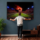 Auburn Stadium Wall Art Canvas Print, College Football Night by MyGreatCanvas | Canvas Wall Art Prints | Photo Prints & Wall Decor
