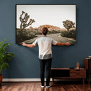 Joshua Tree Desert Wall Art Canvas Print, Minimal by MyGreatCanvas | Canvas Wall Art Prints | Photo Prints & Wall Decor