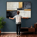 Gold Abstract Wall Art Canvas Print, Modern Luxury Geometric by MyGreatCanvas | Canvas Wall Art Prints | Photo Prints & Wall Decor