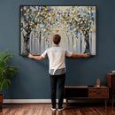 Golden Butterfly Tree Abstract Wall Art Canvas Print, Modern by MyGreatCanvas | Canvas Wall Art Prints | Photo Prints & Wall Decor