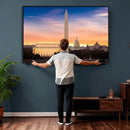 Washington DC Skyline Wall Art Canvas Print – Lincoln by MyGreatCanvas | Canvas Wall Art Prints | Photo Prints & Wall Decor