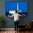 Washington DC Skyline Wall Art Canvas Print – Lincoln by MyGreatCanvas | Canvas Wall Art Prints | Photo Prints & Wall Decor