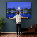 Washington White House Skyline Wall Art Canvas Print – by MyGreatCanvas | Canvas Wall Art Prints | Photo Prints & Wall Decor