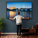 Washington DC Wall Art Canvas Print – Lincoln Memorial Night by MyGreatCanvas | Canvas Wall Art Prints | Photo Prints & Wall Decor
