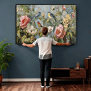 Vintage Birds and Flowers Wall Art Canvas Print, Botanical by MyGreatCanvas | Canvas Wall Art Prints | Photo Prints & Wall Decor