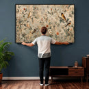 Vintage Birds and Flowers Wall Art Canvas Print, Botanical by MyGreatCanvas | Canvas Wall Art Prints | Photo Prints & Wall Decor