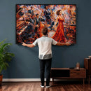 Jazz Band Canvas Wall Art — Jazz Club Singer Saxophone Print by MyGreatCanvas | Canvas Wall Art Prints | Photo Prints & Wall Decor