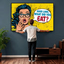Pop Art Print Bathroom Sign Wall Art Canvas Print — Funny by MyGreatCanvas | Canvas Wall Art Prints | Photo Prints & Wall Decor