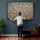 Flying Birds Canvas Wall Art, Vintage Bird Flock Pattern by MyGreatCanvas | Canvas Wall Art Prints | Photo Prints & Wall Decor