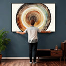 Natural Wood Slice Wall Art Canvas Print, Tree Ring Wall by MyGreatCanvas | Canvas Wall Art Prints | Photo Prints & Wall Decor
