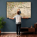 Wedding Guest Book Alternative Wall Art Canvas Print, Personalized Wedding Signature Poster, Custom Couple Photo Guestbook Canvas by MyGreatCanvas | Canvas Wall Art Prints | Photo Prints & Wall Decor