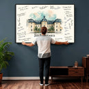 Wedding Guest Book Alternative Wall Art Canvas Print, Personalized Wedding Signature Poster, Custom Couple Photo Guestbook Canvas by MyGreatCanvas | Canvas Wall Art Prints | Photo Prints & Wall Decor