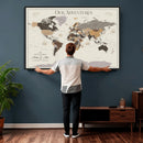 World Map Wall Art Print