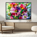 Oil Flower Abstract Canvas Print by MyGreatCanvas | Canvas Wall Art Prints | Photo Prints & Wall Decor