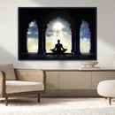 Women and Yoga Wall Art Canvas Print