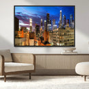 Los Angeles Night Wall Art Canvas Print