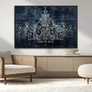 Dark Chandelier Wall Art Canvas Print by MyGreatCanvas | Canvas Wall Art Prints | Photo Prints & Wall Decor