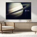 Framed Saturn Wall Art Canvas Print