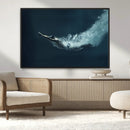 Swimmer Wall Art Canvas Print