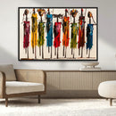 Abstract African Women Wall Art Canvas Print by MyGreatCanvas | Canvas Wall Art Prints | Photo Prints & Wall Decor