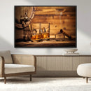 Rustic Whiskey and Barrel Canvas Print by MyGreatCanvas | Canvas Wall Art Prints | Photo Prints & Wall Decor