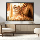 Buddha Statue Hands Wall Art Canvas Print by MyGreatCanvas | Canvas Wall Art Prints | Photo Prints & Wall Decor