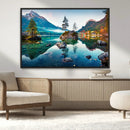 Crystal Clear Lake Wall Art | Mountains Wall Art Canvas | 3 by MyGreatCanvas | Canvas Wall Art Prints | Photo Prints & Wall Decor