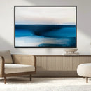 Dark Blue Abstract Wall Art Canvas Print by MyGreatCanvas | Canvas Wall Art Prints | Photo Prints & Wall Decor