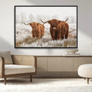 Longhorn Cattle Wall Art Canvas Print, Framed Farmhouse by MyGreatCanvas | Canvas Wall Art Prints | Photo Prints & Wall Decor