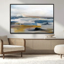 Abstract Landscape Wall Art Canvas | 3 Panel Modern Blue, by MyGreatCanvas | Canvas Wall Art Prints | Photo Prints & Wall Decor
