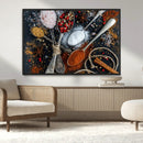 Spices and Seasonings Canvas Wall Art – Colorful Triptych by MyGreatCanvas | Canvas Wall Art Prints | Photo Prints & Wall Decor