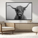 Texas Cow Wall Art Canvas, Texas Longhorn Cattle Canvas by MyGreatCanvas | Canvas Wall Art Prints | Photo Prints & Wall Decor