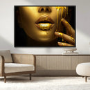 Gold and Women Wall Art Canvas Print by MyGreatCanvas | Canvas Wall Art Prints | Photo Prints & Wall Decor