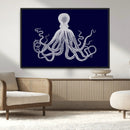 Blue Octopus Wall Art Canvas Print by MyGreatCanvas | Canvas Wall Art Prints | Photo Prints & Wall Decor