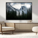 Yosemite National Park El Capitan Foggy Mountain Wall Art | by MyGreatCanvas | Canvas Wall Art Prints | Photo Prints & Wall Decor