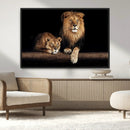 Lion Canvas Wall Art – Majestic Animal Print Artwork for by MyGreatCanvas | Canvas Wall Art Prints | Photo Prints & Wall Decor
