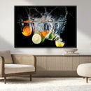 Kitchen Wall Art, Kitchen Fruits Art Canvas Print