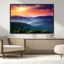 Mountain and Sunset Wall Art Canvas Print by MyGreatCanvas | Canvas Wall Art Prints | Photo Prints & Wall Decor