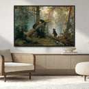 Baby Bears in Forest Wall Art Canvas Print by MyGreatCanvas | Canvas Wall Art Prints | Photo Prints & Wall Decor