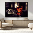 Whiskey and Cigar Canvas – Luxurious Wall Art for Home or