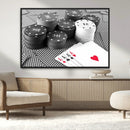 Poker Game Cards Wall Art Canvas, Multi Panel Wall Art by MyGreatCanvas | Canvas Wall Art Prints | Photo Prints & Wall Decor